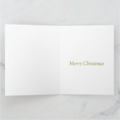 Vrolijk kerstfeest nieuwjaar kerstversiering kaart (Binnen)