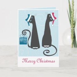 Vrolijk Kerstfeest & Nieuwjaar wenskaart Feestdagen Kaart