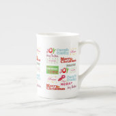 Vrolijk kerstfeest, Noel Joy Porselein Kop (Rechts)