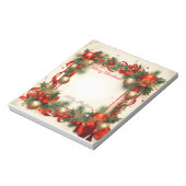 Vrolijk kerstfeest notitieblok (Gedraaid)