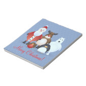 Vrolijk kerstfeest notitieblok (Gedraaid)
