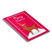 Vrolijk kerstfeest notitieboek (Rechterzijde)