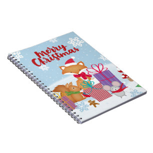 Vrolijk kerstfeest notitieboek