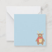 Vrolijk kerstfeest notitiekaartje (Achterkant)