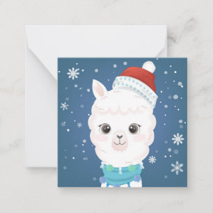 Vrolijk kerstfeest notitiekaartje