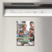 Vrolijk Kerstfeest Oma 2024 Magnet Magneet (Insitu (Vaatwasser))