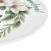 Vrolijk Kerstfeest Oma Foto Vakantie Gift Snijplank (Hoek)