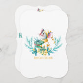 Vrolijk kerstfeest op de kaas feestdagenkaart (Voorkant / Achterkant)