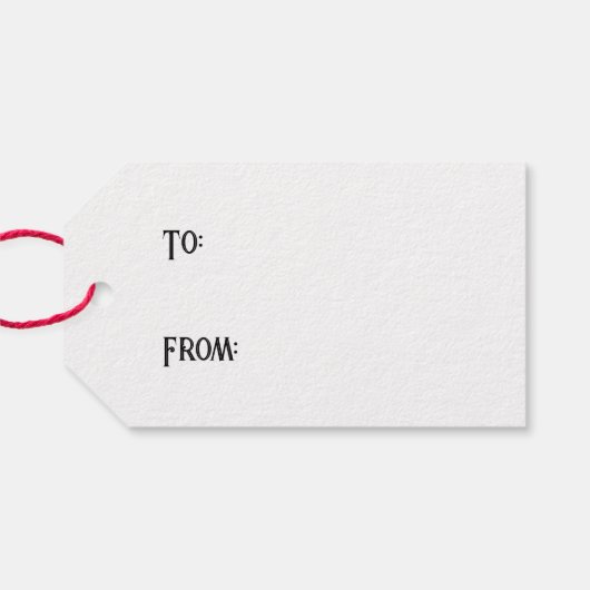 Vrolijk kerstfeest op het Boerderij Cadeaulabel (Achterkant Horizontaal)