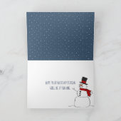 Vrolijk kerstfeest op sterren kaart (Binnen)