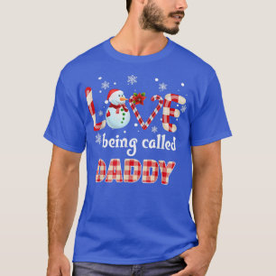 Vrolijk kerstfeest, opa Snowman C genoemd T-shirt