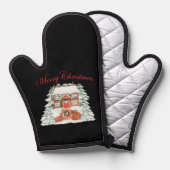 Vrolijk kerstfeest ovenwant (Voorkant / Achterkant)