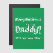 Vrolijk kerstfeest papa! Ik wou dat je hier was! (Voorkant / Achterkant)