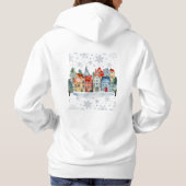 Vrolijk kerstfeest Peeps Hoody (Achterkant)