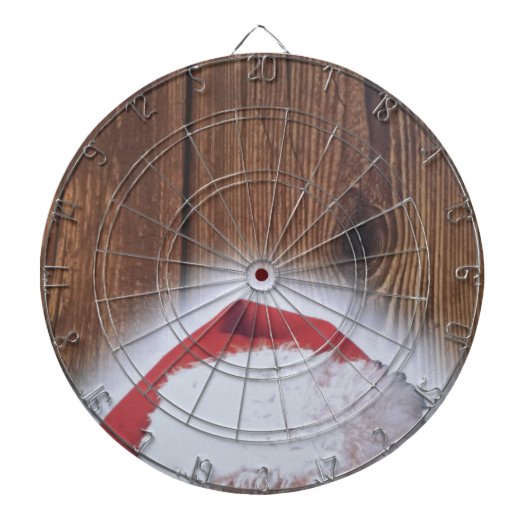 Vrolijk kerstfeest, Pet van de kerstman Dartbord (Voorkant)