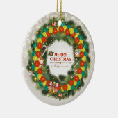 Vrolijk kerstfeest Pickleball 1 Ornament (Rechts)