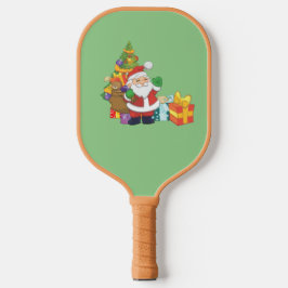 Vrolijk kerstfeest pickleball paddle