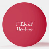 Vrolijk kerstfeest pingpongballen (Voorkant)