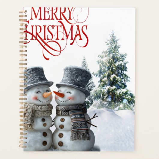 Vrolijk kerstfeest planner (Voorkant)