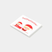 Vrolijk kerstfeest post-it® notes (Schuin)