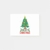 Vrolijk kerstfeest post-it® notes (Voorkant)