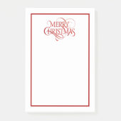 Vrolijk kerstfeest post-it® notes (Voorkant)