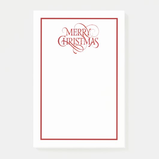 Vrolijk kerstfeest post-it® notes (Voorkant)