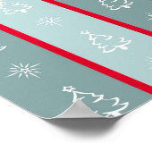 Vrolijk kerstfeest poster (Hoek)