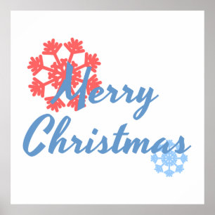 Vrolijk kerstfeest poster