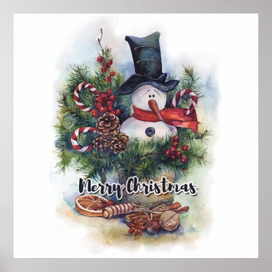 Vrolijk kerstfeest poster (Voorkant)