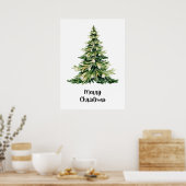 Vrolijk kerstfeest poster (Keuken)