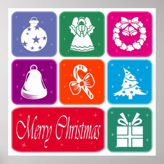 Vrolijk kerstfeest poster (Voorkant)