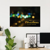 Vrolijk kerstfeest poster (Thuiskantoor)