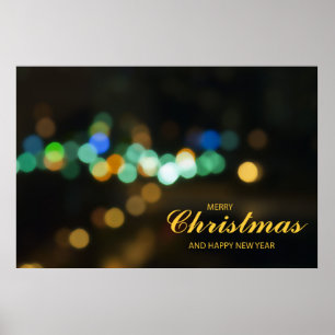 Vrolijk kerstfeest poster