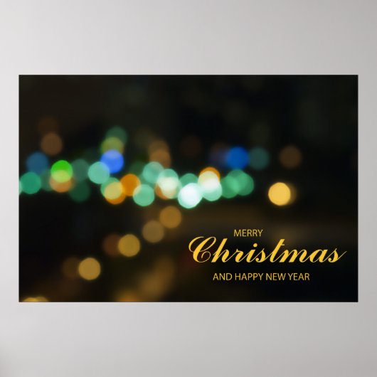 Vrolijk kerstfeest poster (Voorkant)