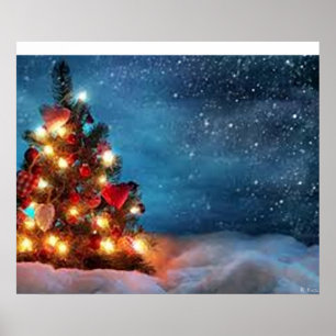 Vrolijk kerstfeest poster