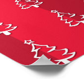 Vrolijk kerstfeest poster (Hoek)