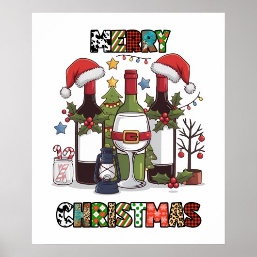 Vrolijk kerstfeest poster (Voorkant)