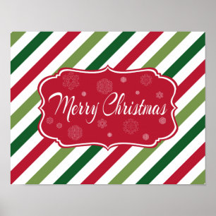 Vrolijk kerstfeest poster