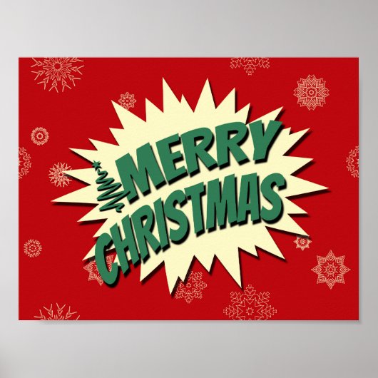 Vrolijk kerstfeest poster (Voorkant)