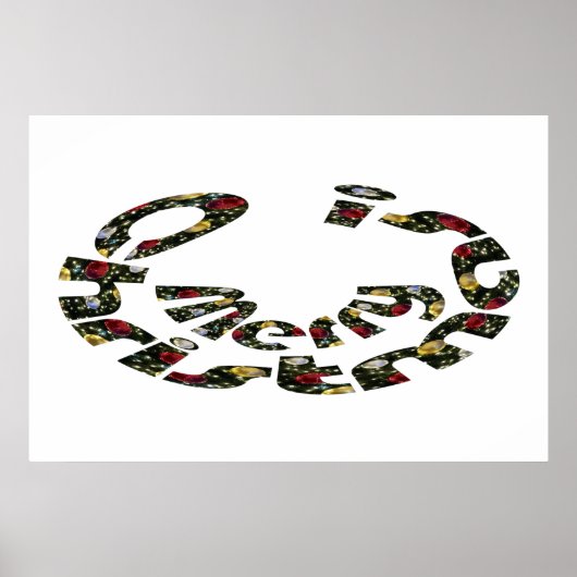 Vrolijk kerstfeest poster (Voorkant)
