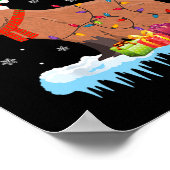 Vrolijk kerstfeest poster (Hoek)