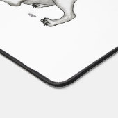 Vrolijk kerstfeest! Puppy met Bell en Ball Bureaumat (Hoek)