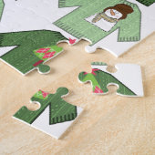 Vrolijk kerstfeest Puzzle Ugly KerstSweaters Legpuzzel (Zijkant)