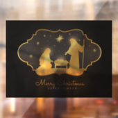 "Vrolijk kerstfeest" Raamsticker (Vel 2)