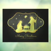 "Vrolijk kerstfeest" Raamsticker (Vel 3)