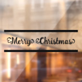 Vrolijk kerstfeest raamsticker (Vel 2)