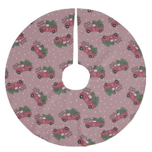 Vrolijk kerstfeest Red Truck Kerstboom Rok