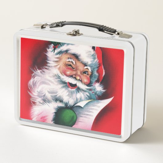 Vrolijk kerstfeest, , retro, Santa claus, happy Sa (Voorkant)