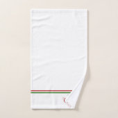 Vrolijk Kerstfeest Retro Typografie Bad Handdoek (Handdoek)